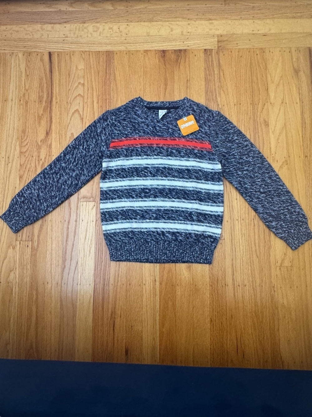 Gymboree Striped Cotton Sweater Boy (M, 7-8)